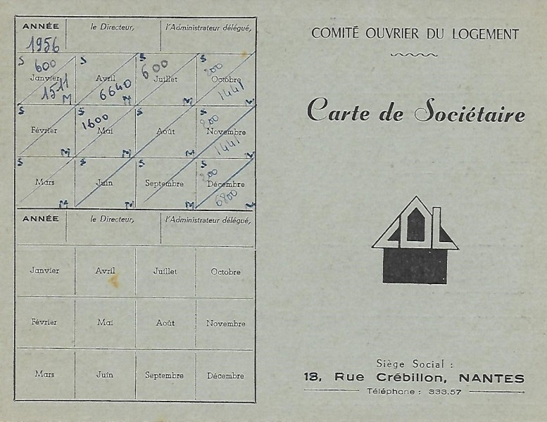 1956-carte-de-societaire-Felix-Retiere