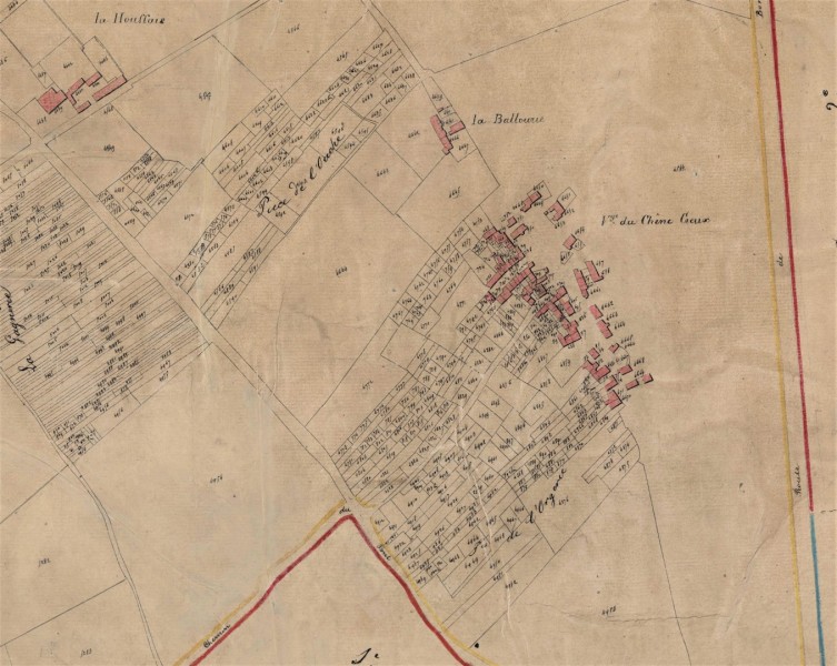 AM-cadastre-1826-detail-CheneCreux-La-Houssais-B3