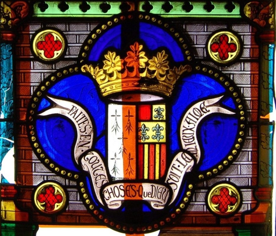 AMRezé_vitrail-Ste-Francoise-dAmboise-duchesse-de-B-couventles-Couets