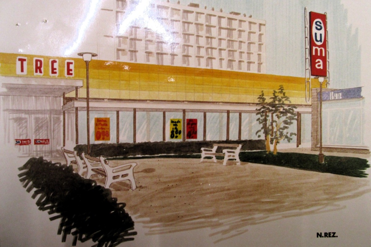 AMRezé_1964-Dessin-du-magasin-joint-au-permis-de-construire-AMReze
