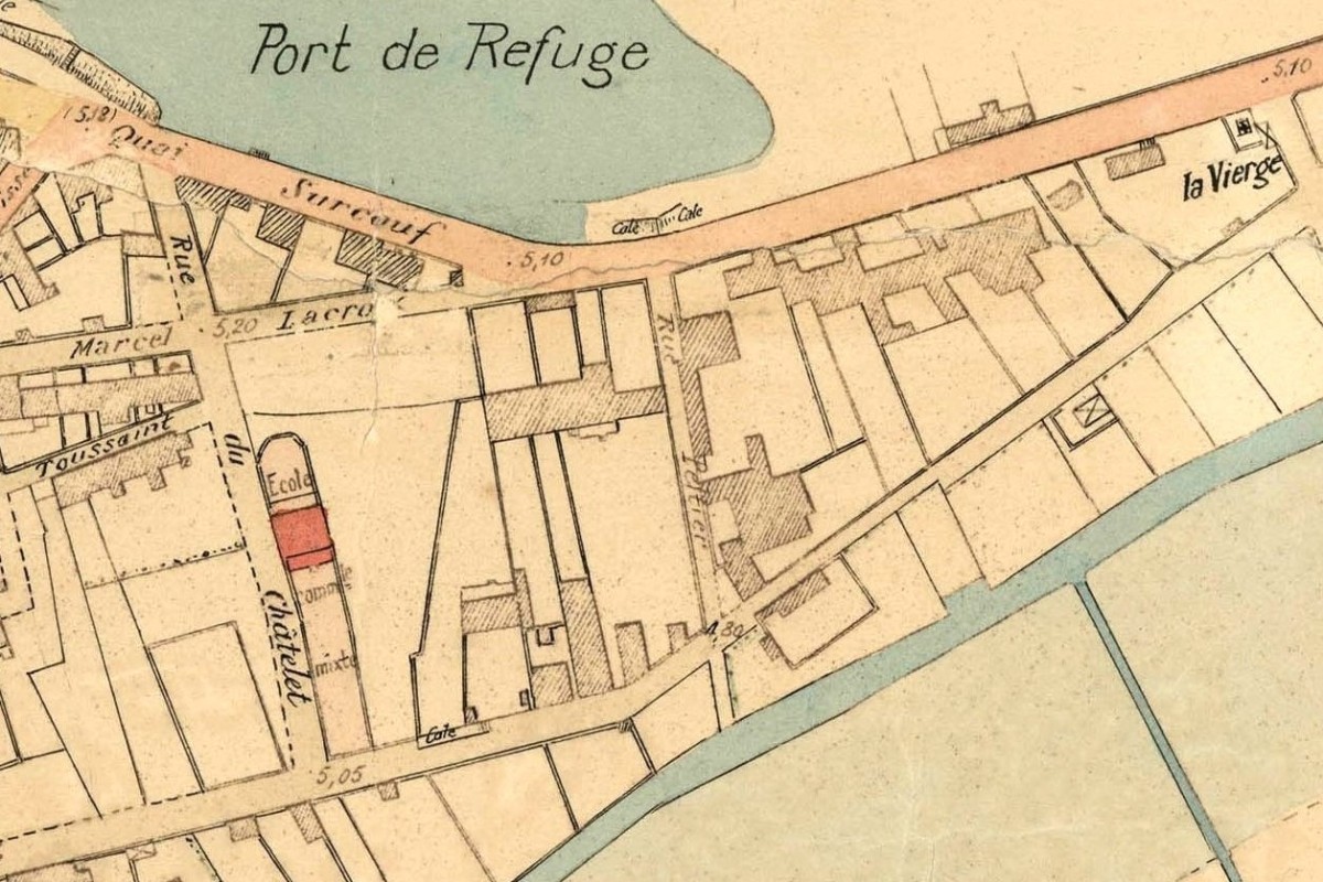 AMRezé_1934-1-Trentemoult-quai-Surcouf-Peltier