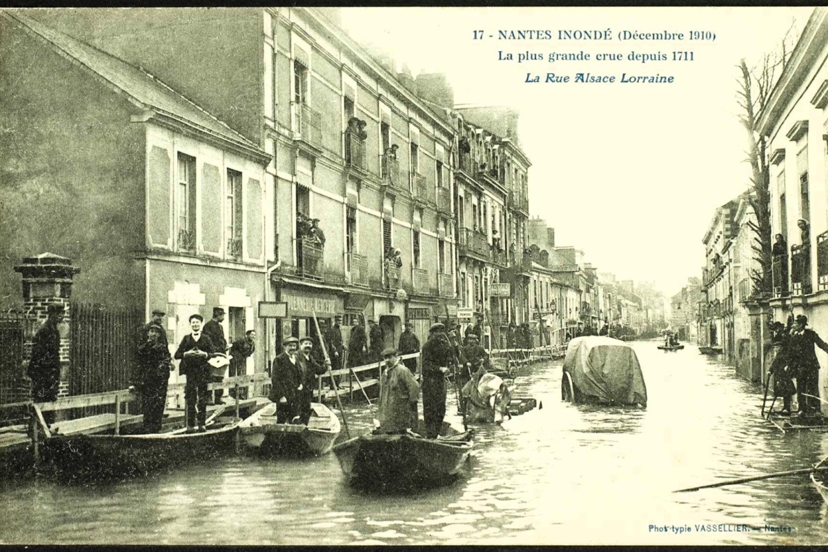 AMRezé_Inondations-1910-Rue-Alsace-Lorraine-AMR