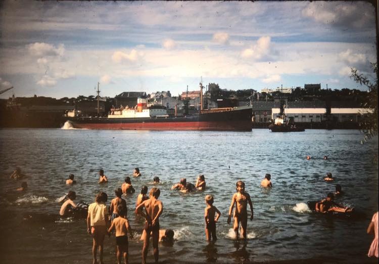 Plage BeauRivage en 1965